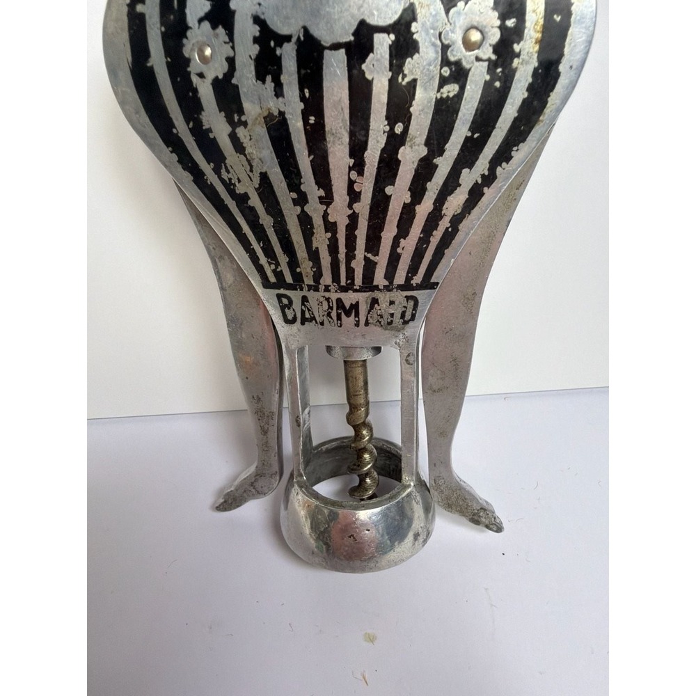 Vintage Italy Metal Barmaid Figural Corkscrew/bottle Opener Kitchen Accessory Ma - Picture 5 of 6